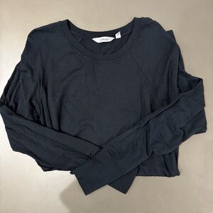 Athleta Black Long Sleeve Sweater Tunic - Size XSP